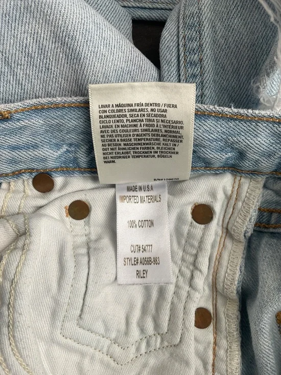 Agolde Riley Straight Leg Cropped Denim - Picture 4 of 6